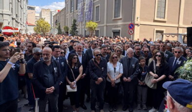 Eski İzmir Barosu Başkanı Özkan Yücel son yolculuğuna uğurlandı