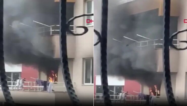 Hatay’da apartman dairesinde korkutan yangın