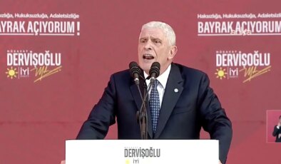 İYİ Parti’nin Bayrak Mitingi başladı: Dervişoğlu’ndan dikkat çeken mesajlar