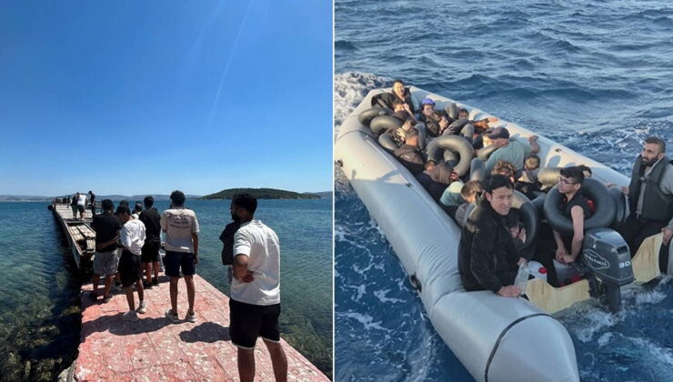 İzmir’de 24 kaçak göçmen yakalandı, 35 kaçak göçmen kurtarıldı