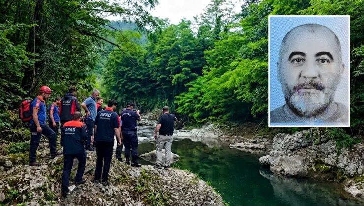 Kızının gözü önünde ırmağa düştü: Baba, kurtarılamadı