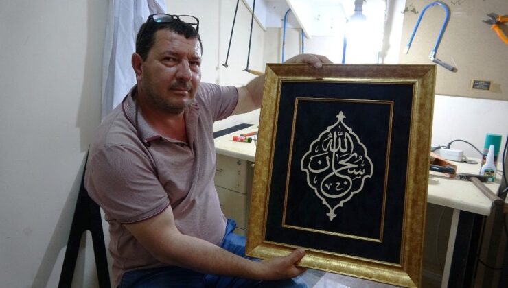 Mersin’de kızının ödeviyle başlayan yolculuk, sanat ustalığına dönüştü