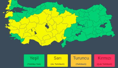 Meteoroloji’den 31 il için kuvvetli yağış uyarısı