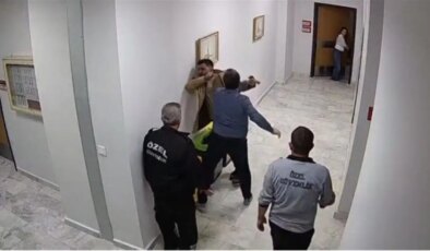O anlar kamerada: Devlet hastanesinde müdürden çalışana öldüresiye şiddet