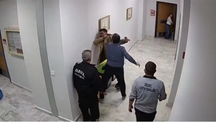 O anlar kamerada: Devlet hastanesinde müdürden çalışana öldüresiye şiddet