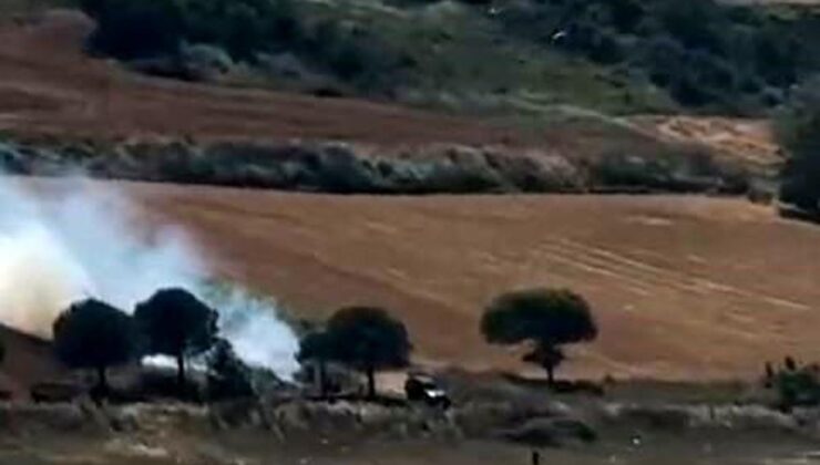 Piknik ateşi çayırlık alanı küle çevirdi
