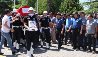 Şehit polis memuru Tayfun Baş için Muğla’da tören düzenlendi