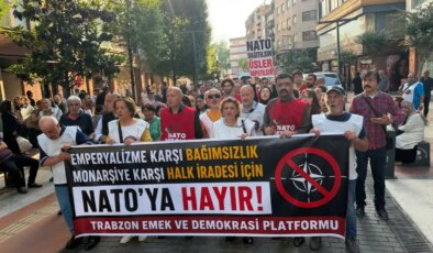 Trabzon’da NATO eylemi: ‘Hak arayan emekçilere barikat kuruluyor’