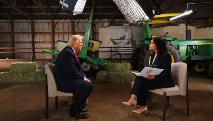 Trump o sorulara tepki gösterdi: Hakaret edip, kanalı terk etti