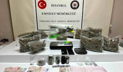 Ümraniye’de “zula evi” operasyonu: 4 kilo uyuşturucu madde ele geçirildi