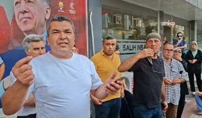 Yıkım kararı verilmişti: Osmaniye’de AKP İl Başkanlığı önünde eylem