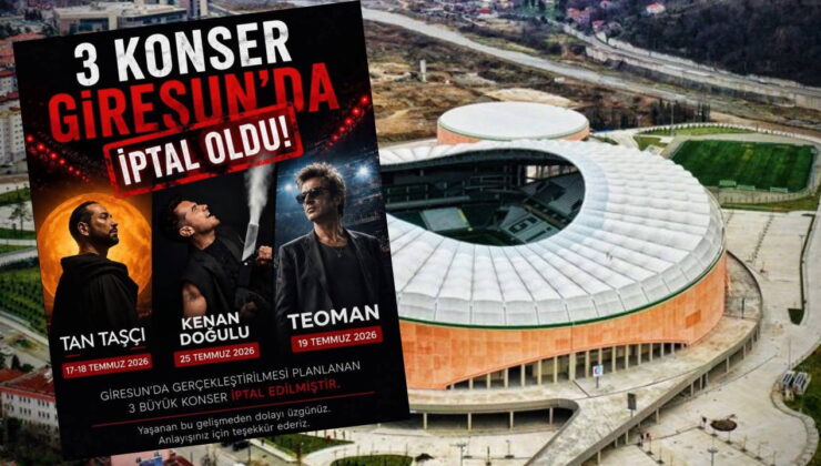 35 bin bilet satıldı, konserler son anda iptal edildi: Giresunspor’a izin engeli