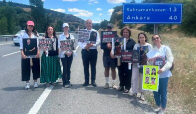 78 can için Adalet Yürüyüşü’nde 5. gün: ‘Adalet istiyoruz’
