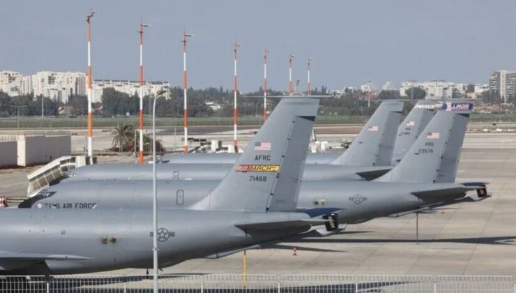 ABD’nin İsrail’e sevkiyatı devam ediyor: Son 24 saatte 14 yakıt ikmal uçağı gönderildi