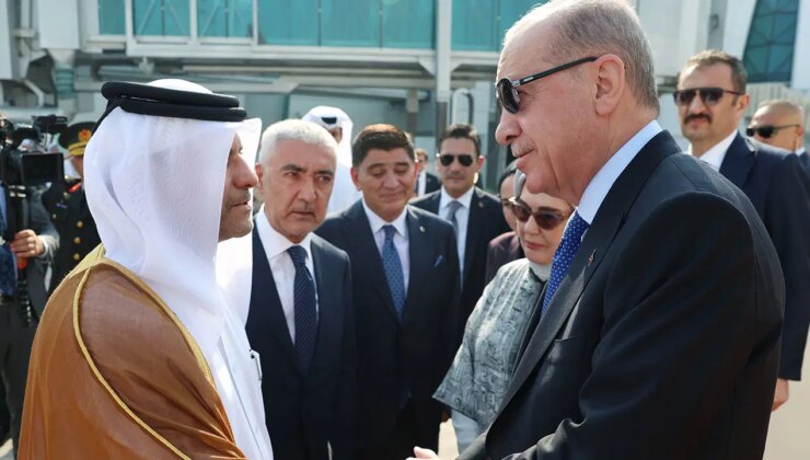 AKP’li Cumhurbaşkanı Erdoğan, Katar’ın başkenti Doha’da