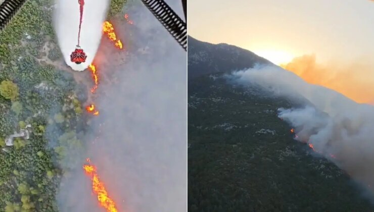 Antalya’da orman yangını: Ekipler müdahale ediyor