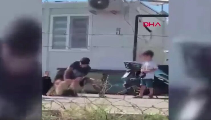 Ayrılmak isteyen eşine acımasızca saldırdı: O anlar kamerada