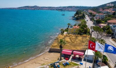 Ayvalık, Balıkesir’in en fazla Mavi Bayraklı plajına sahip ilçesi unvanını korudu