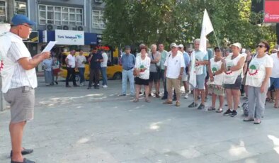 Balıkesir’de emeklilerden açıklanan maaş zammına tepki