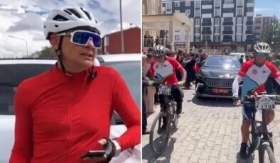 Bisiklet taytı üzerinden hedef alınmıştı: Ardahan Valisi Mehmet Fatih Çiçekli’nin vedasına sporcular eşlik etti