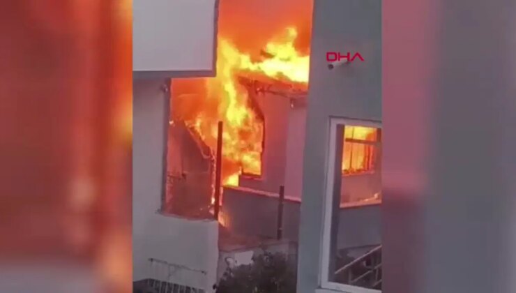 Çanakkale’de inşaat işçilerinin kaldığı evde yangın: 1 yaralı