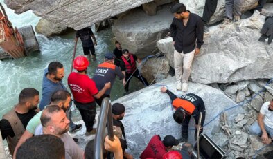Çayda kaybolan Erkan’ı arama çalışmaları 5’inci gününde