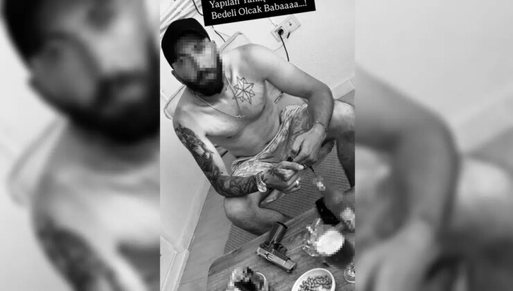 Cezaevi izninde ‘silahlı’ paylaşım yaptı: Yeniden cezaevine gönderildi