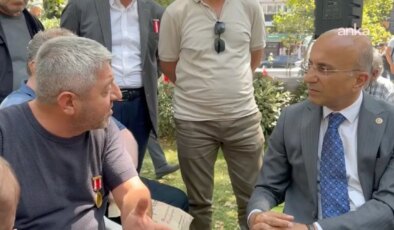CHP’li Aşkın Genç, Ankara’da eylemdeki er şehit aileleri ve gazilerin taleplerini Meclis’e taşıdı