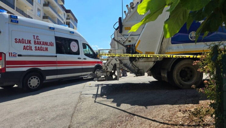 Çöp kamyonunun altında kaldı, hayatını kaybetti