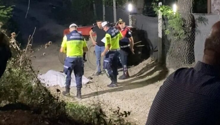 Devrilen traktörün altında kalan 75 yaşındaki sürücü hayatını kaybetti