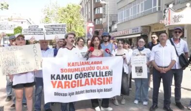 Dilovası için Adalet Nöbeti… ‘Katliamın sorumluları ortaya çıkarılsın’