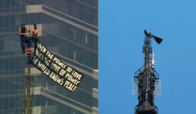Empire State’in zirvesinde evlilik teklifi: Rus çift gözaltına alındı