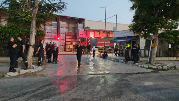 Eskişehir’de plastik fabrikasında yangın: 1 işçi hastaneye kaldırıldı