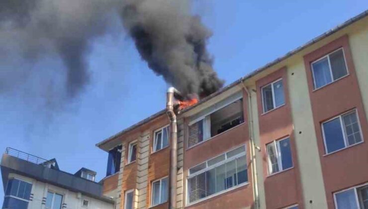 Eyüpsultan’da fırın yangını bitişik binaya sıçradı