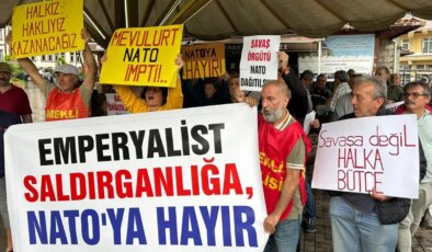 Fındıklı’da NATO protestosu: ‘Bugün İran’a, Filistin’e; yarın Türkiye’ye’