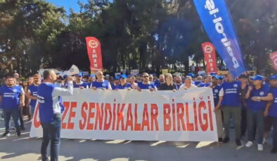 Gebze’de işçilerden ‘NATO’ protestosu: ‘Savaşa değil emekçiye bütçe’