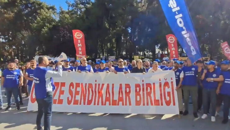 Gebze’de işçilerden ‘NATO’ protestosu: ‘Savaşa değil emekçiye bütçe’