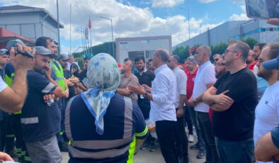 Gebze’de üretim yapan İngiliz devinde üretim durdu: İşçiler sendikal hakları için direniyor