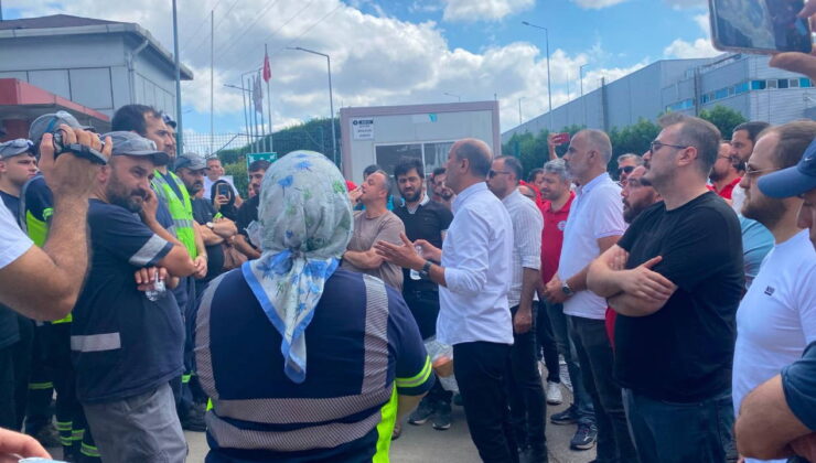 Gebze’de üretim yapan İngiliz devinde üretim durdu: İşçiler sendikal hakları için direniyor