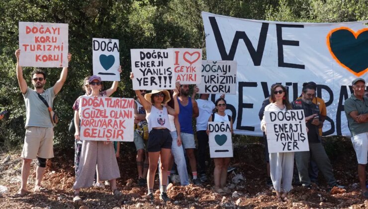 Geyikbayırı’ndan ortak çağrı: ‘Doğa güzel kalsın, enerji yer altına’
