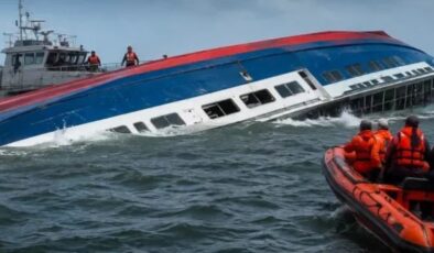 Guyana açıklarında 116 kişilk yolcu feribotu alabora oldu