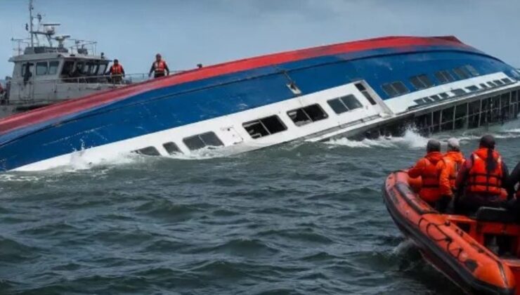 Guyana açıklarında 116 kişilk yolcu feribotu alabora oldu