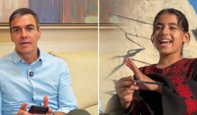 İspanya Başbakanı Sanchez’den Gazzeli çocuklara video mesaj