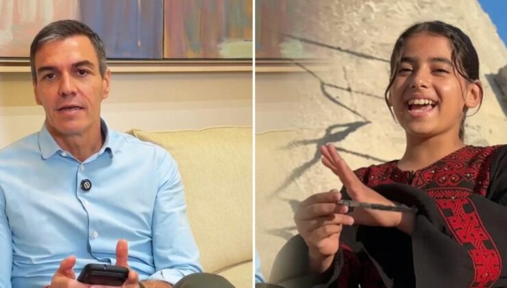 İspanya Başbakanı Sanchez’den Gazzeli çocuklara video mesaj