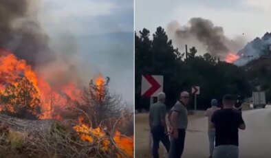 Isparta’da orman yangını: Alevler büyüdü, ekiplerin müdahalesi sürüyor