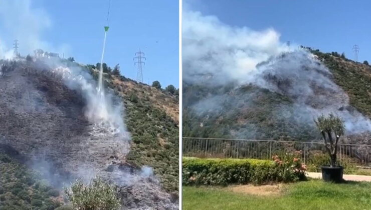 İzmir Narlıdere’de orman yangını: Ekipler sevk edildi!