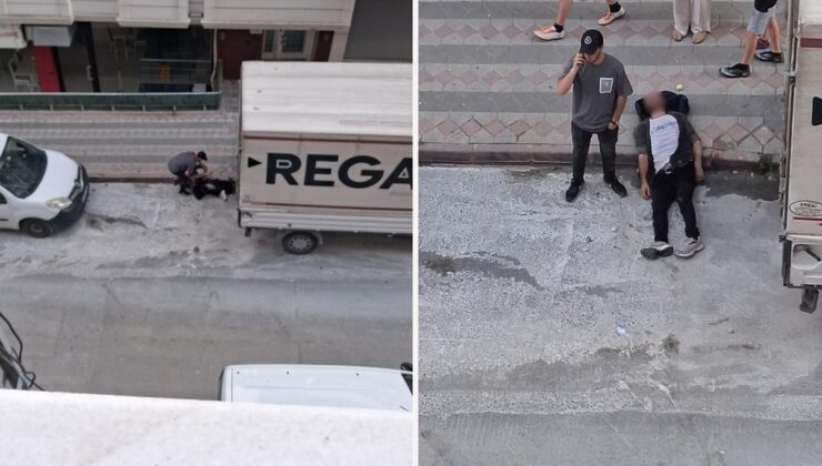 Kafasını defalarca kamyonet kasasına vurup kendisini bayılttı