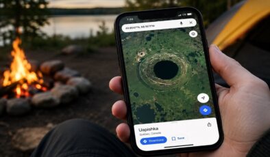 Kamp yeri ararken keşfetti: Google Maps’teki halka dikkatini çekti
