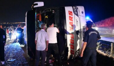 Kırıkkale’de facianın eşiğinden dönüldü: Otobüste 40 kişi yaralandı