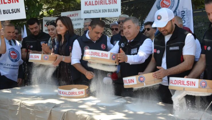 Memurlardan ‘YHS kaldırılsın’ eylemi: Kamu bu sınavdan geçmek durumundadır
